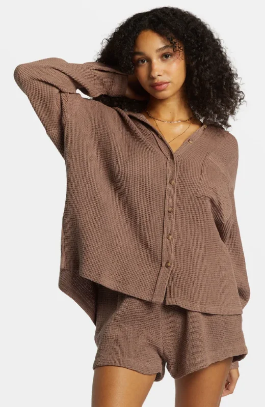 Billabong - Odyssey Shacket High Neck Blouse