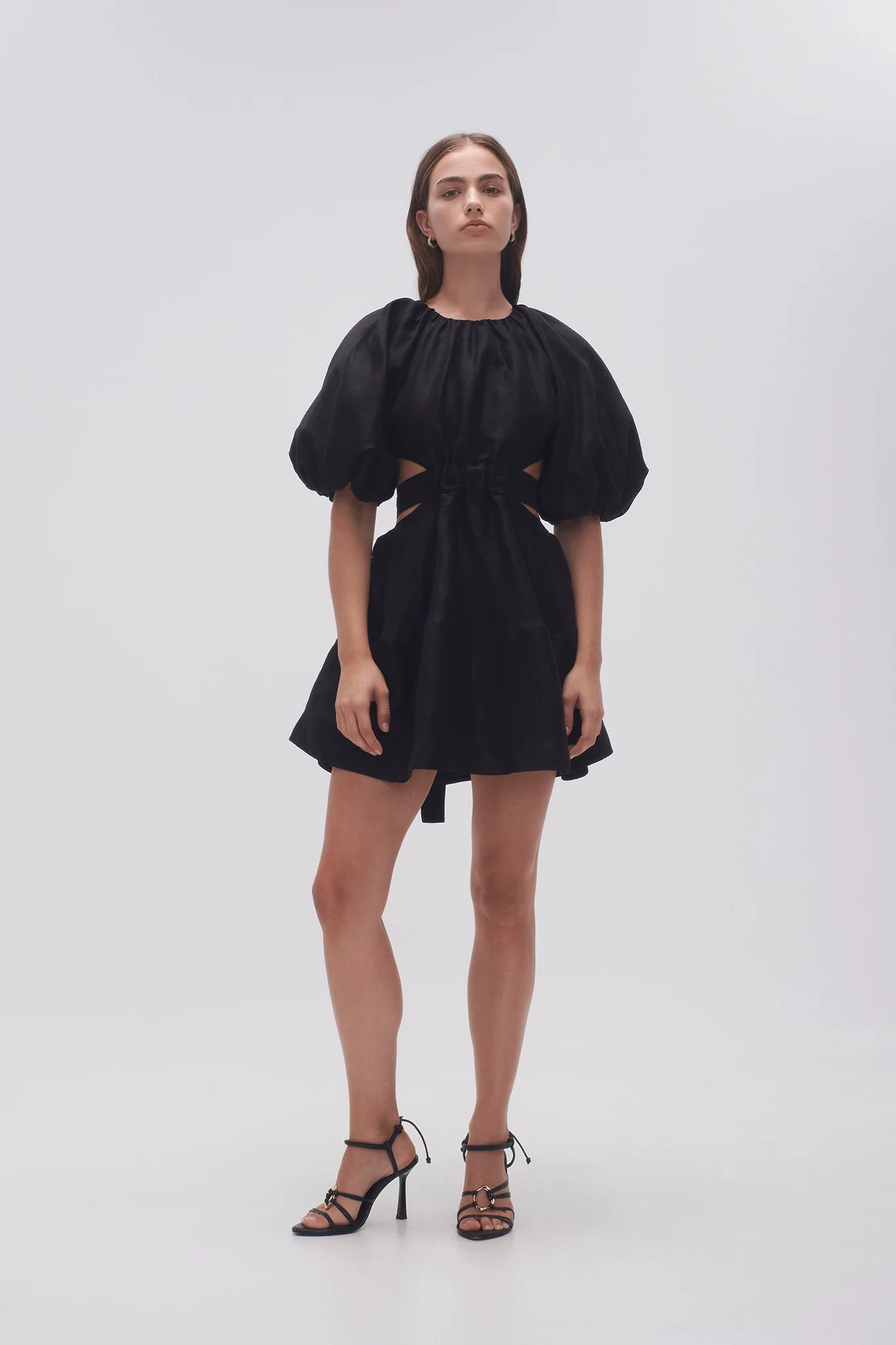 AJE (LN) Mimosa linen cut out mini dress! 12 Trendy Camisole Mini Dress