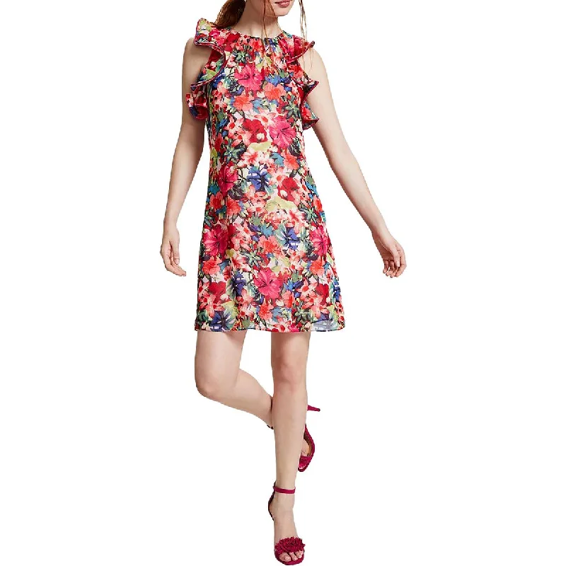 Womens Summer Short Mini Dress Casual Mini Dress with Pockets