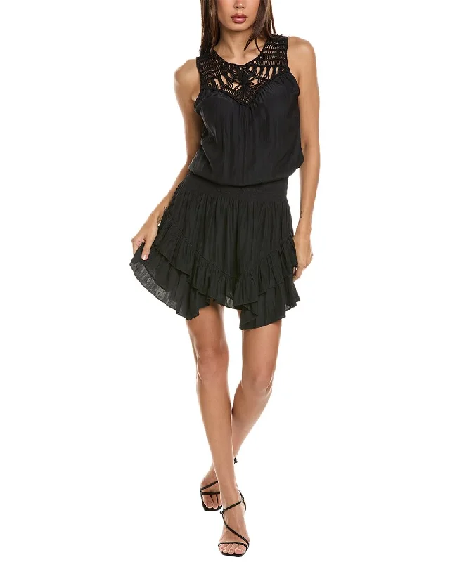 Ramy Brook Faye Mini Dress Classic Striped Mini Dress