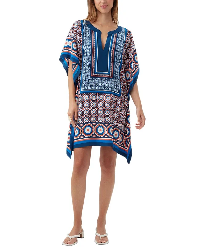 Trina Turk Theodora Silk Mini Dress Cozy Cotton Mini Dress