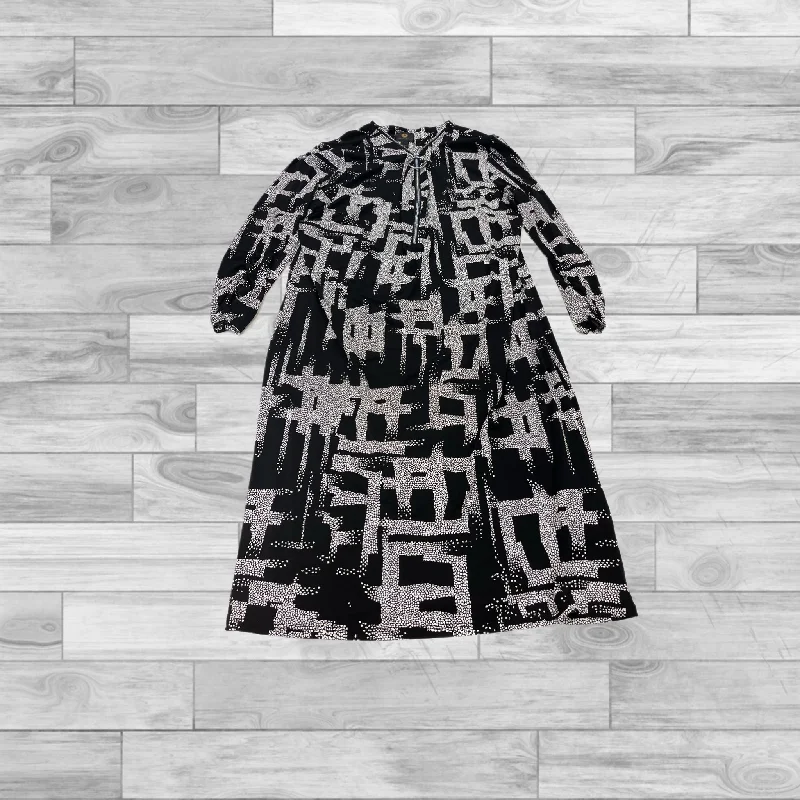 Dress Casual Short By Jm Collections In Black & White, Size: L