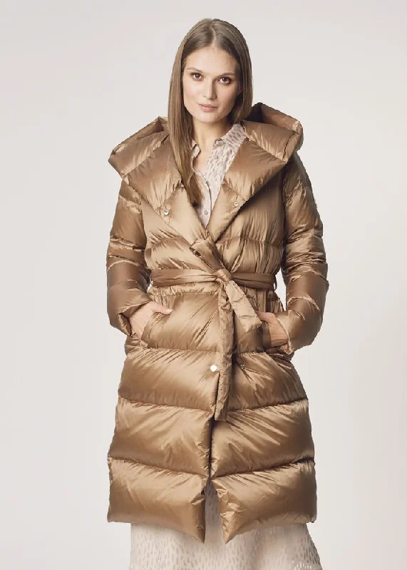 Womens Beige Down Winter Jacket Mesh Jacket Canvas Jacket Denim Jacket