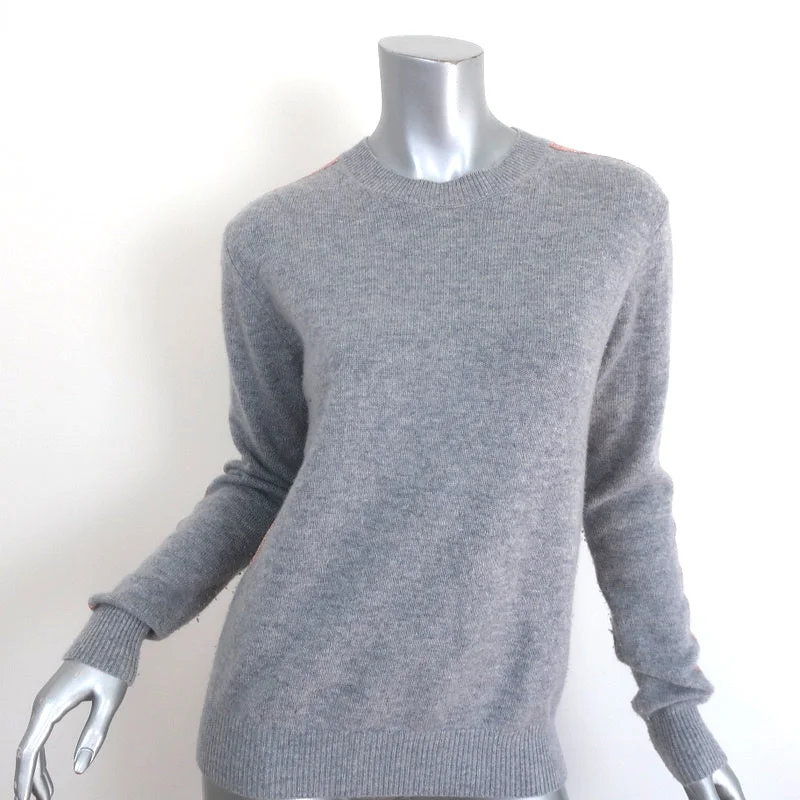 Derek Lam 10 Crosby Lurex Stripe Sweater Light Gray Wool-Blend Size Extra Small Satin Fabric Silk Fabric Chiffon Fabric Derek Lam 10 Crosby Lurex Stripe Sweater Light Gray Wool-Blend Size Extra Small Satin Fabric Silk Fabric Chiffon Fabric