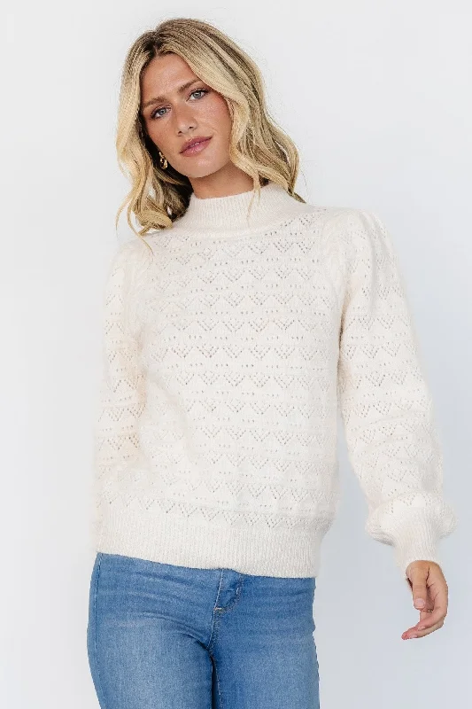 Grayson Sweater | Cream Sweater Knitwear Pullover
