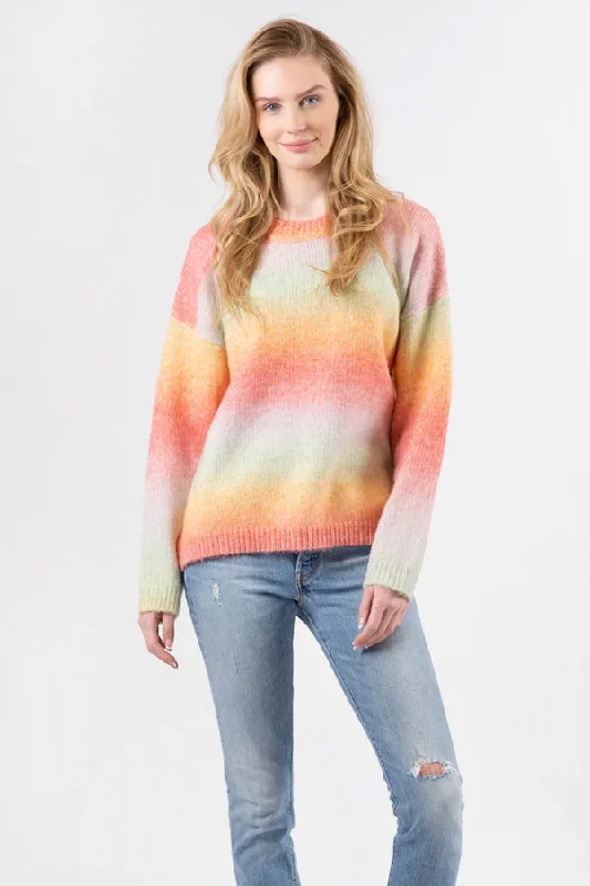 Lyla & Luxe Yara Ombre Sweater Nylon Fabric Polyester Fabric Spandex Fabric
