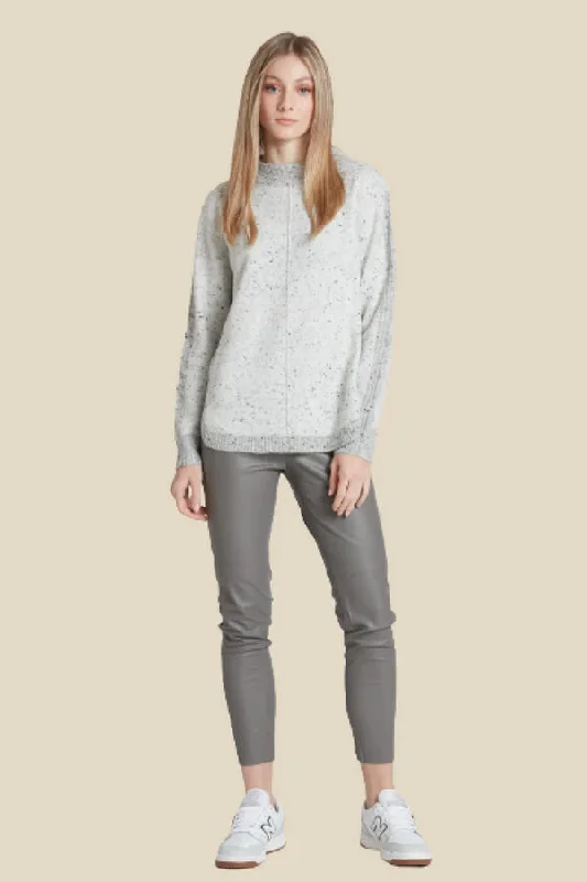Point Zero Grey Mix Sweater Iron Safe Non-Iron Wrinkle Free