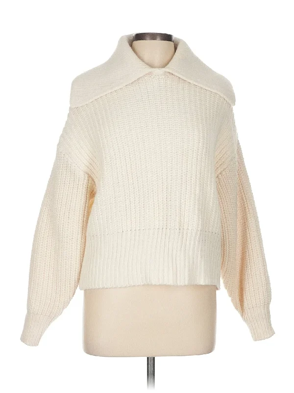 Pullover Sweater Fleece Sweater Nylon Polyester