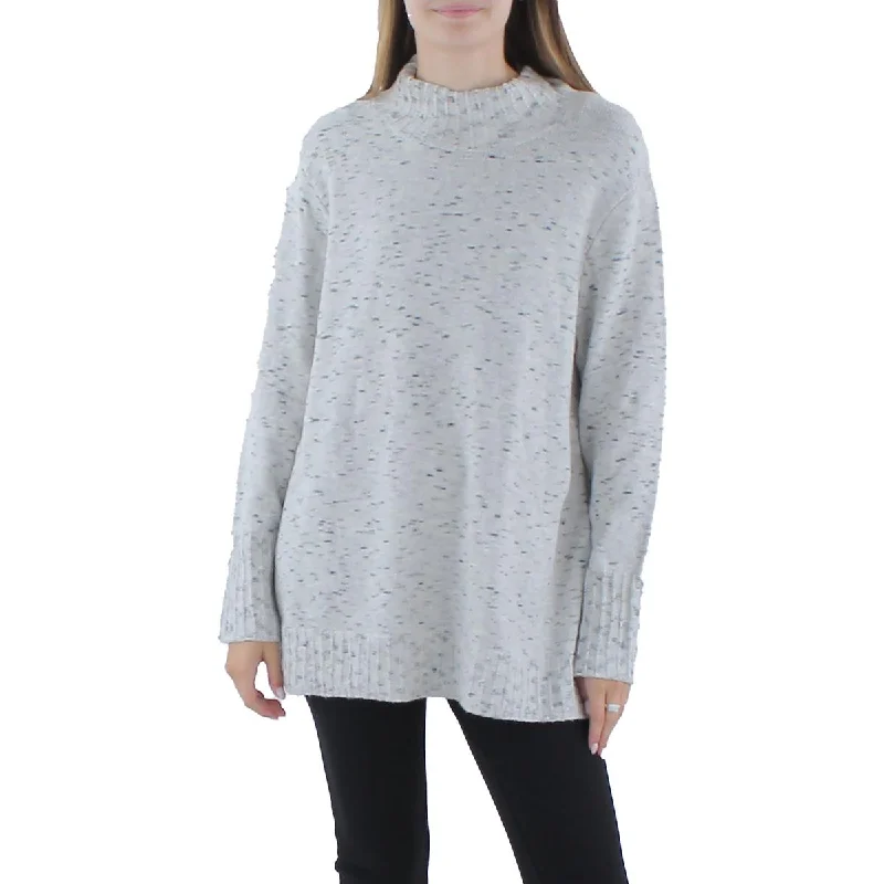 Sun Turn Womens Knit Mock Neck Pullover Sweater Hooded Sweater Collared Sweater Shawl Collar Sun Turn Womens Knit Mock Neck Pullover Sweater Hooded Sweater Collared Sweater Shawl Collar