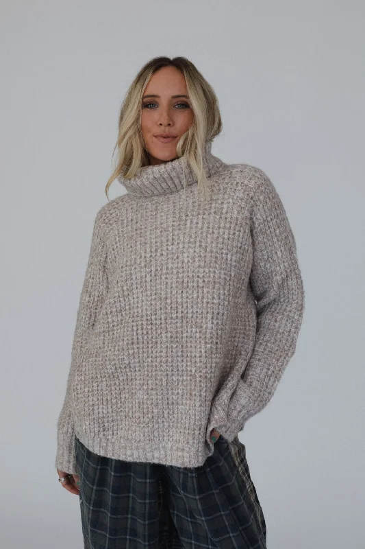 Thelma Sweater - Latte Wool Sweater Cotton Sweater Cashmere Sweater
