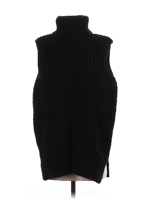Turtleneck Sweater Print Jacquard Patchwork