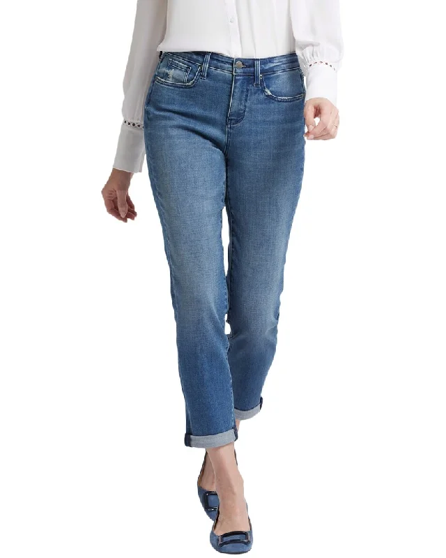 Nydj Petite Margot Cascade Wave Girlfriend Jean Fashionable Vintage Wash Jeans