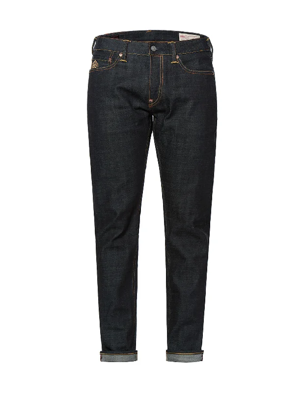 Taka Embroidered Pocket Slim Straight fit Jeans 2010 Chic Double Waistband Jeans
