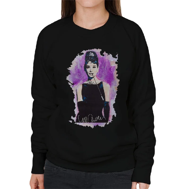 Audrey Hepburn Women's Sweatshirt Hoodie with Full-Zip Functional Layering