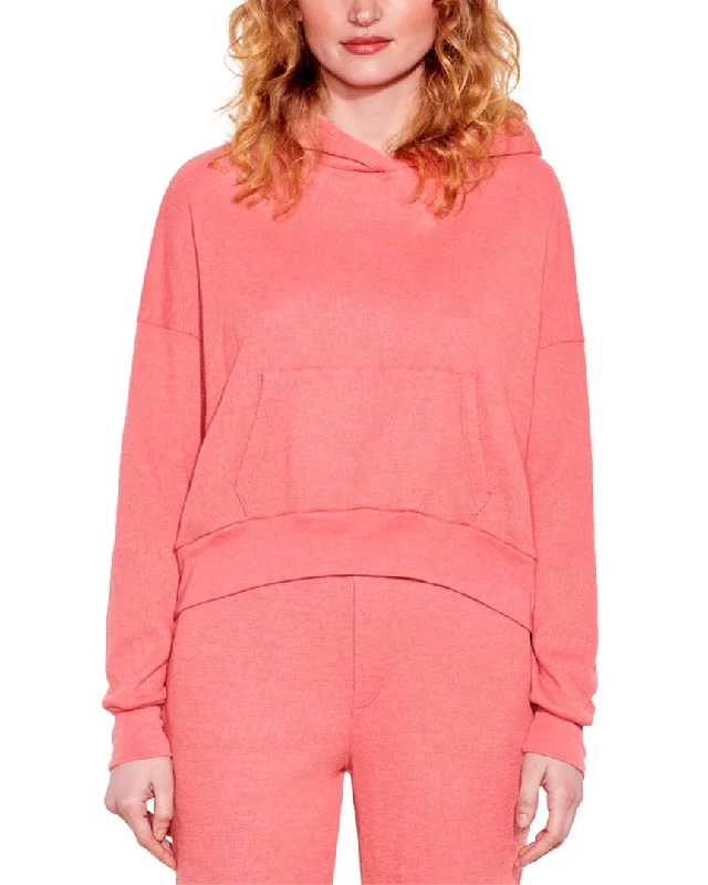 Sundry Thermal Pocket Hoodie Sweatshirt Hooded Sweatshirt Casual Wear Street Style