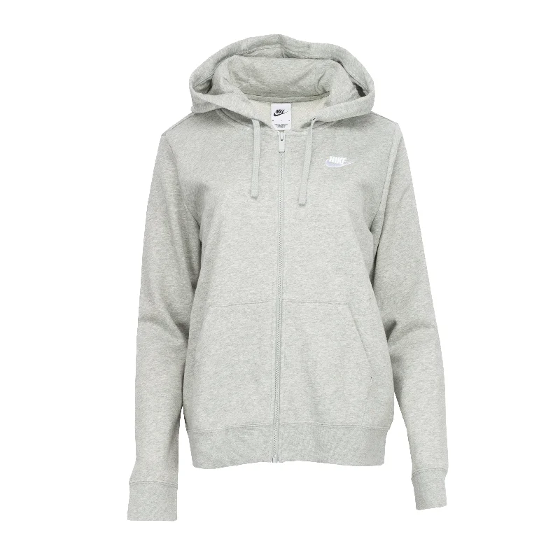 Club Fleece FZ Hoody - Womens Hoodie with Side Slits Relaxed Casual