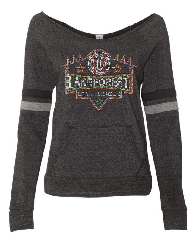 Eco-Fleece Women's Maniac Sport Sweatshirt-LFAS Hoodie with Hem Detail Decorative Unique Eco-Fleece Women's Maniac Sport Sweatshirt-LFAS Hoodie with Hem Detail Decorative Unique