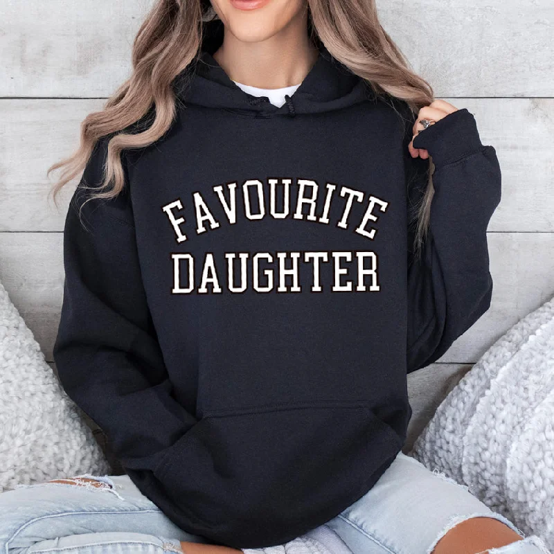 Favourite Daughter Varsity Hoodie Hoodie with Earth Tones Natural Calm