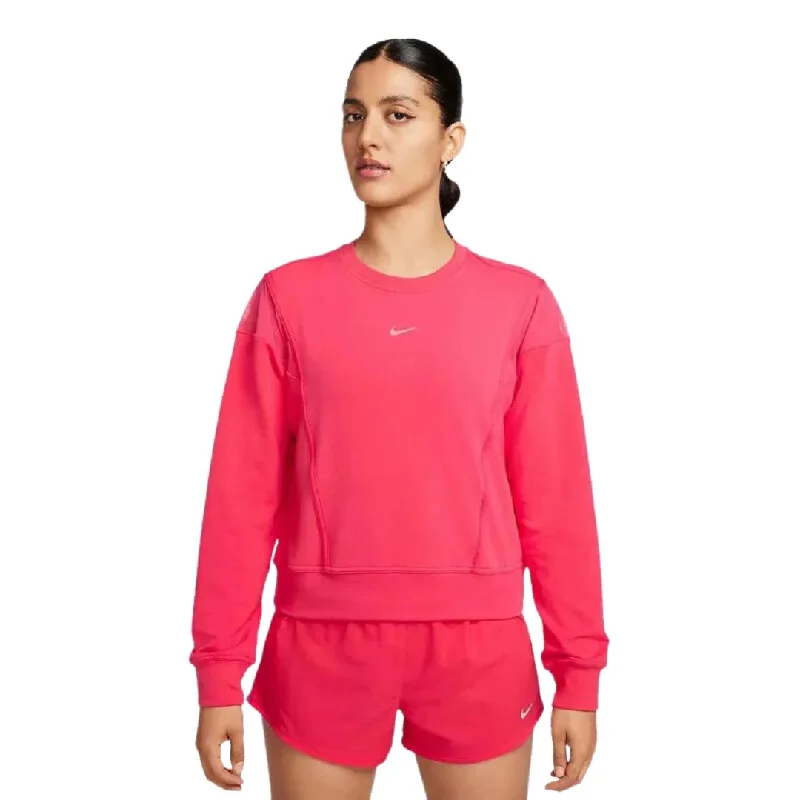One Dri Fit Crew Sweatshirt Hoodie with Exposed Zipper Edgy Industrial