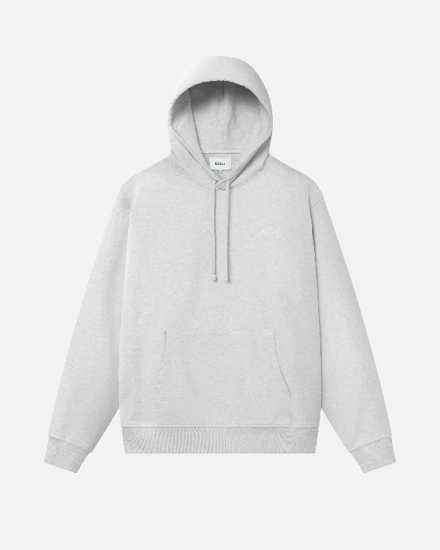Half Moon Hoodie Grey Hoodie with Illustration Artistic Creative