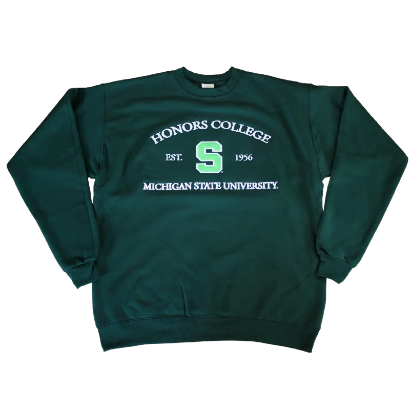 Honors College Spartan Block S Sweatshirt Graphic Hoodie Design Print