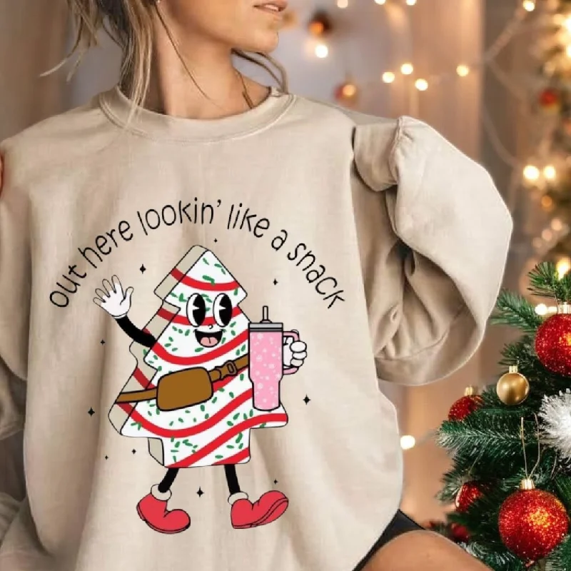 Out Here Lookin' Like a Snack Sweatshirt Hoodie with Magnetic Closure Innovative Modern Out Here Lookin' Like a Snack Sweatshirt Hoodie with Magnetic Closure Innovative Modern
