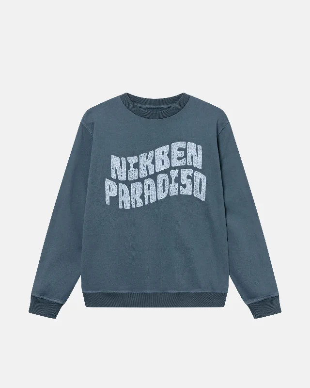Paradiso Sweatshirt Hoodie with Hem Raw Edge Edgy Unfinished
