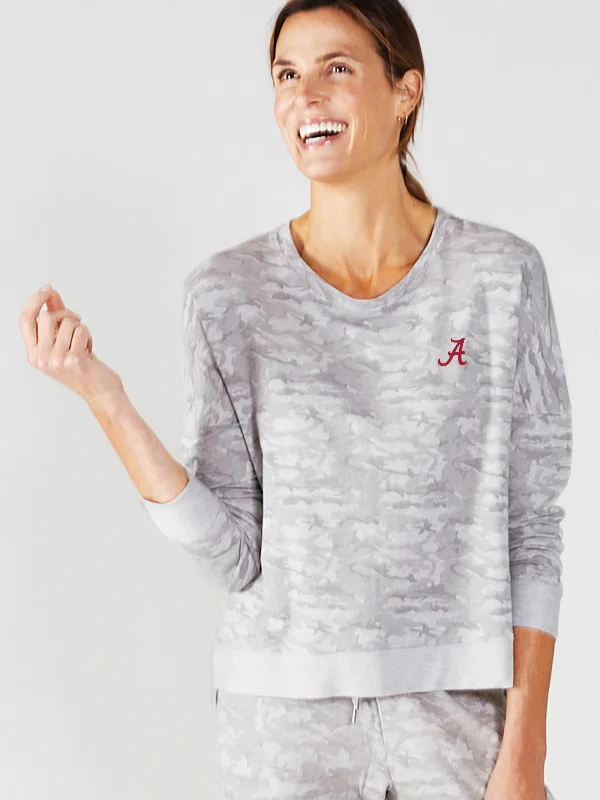 Riverwalk Sweatshirt - Alabama Hoodie with Drop Shoulder Relaxed Streetwear