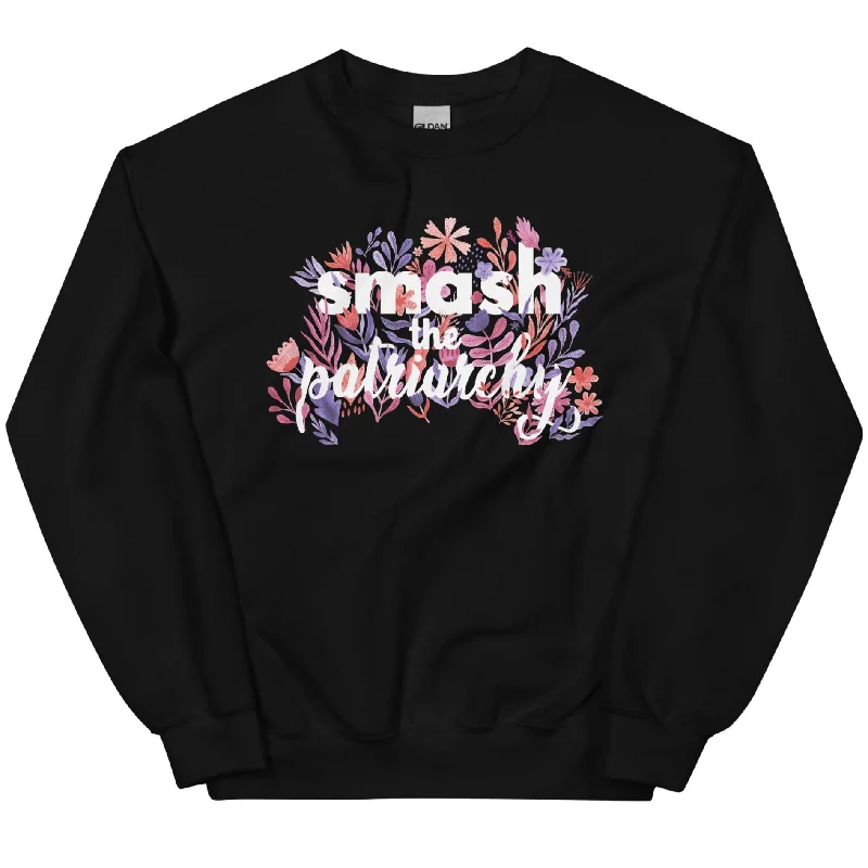 Smash The Patriarchy -- Sweatshirt Hoodie with Print Artistic Unique