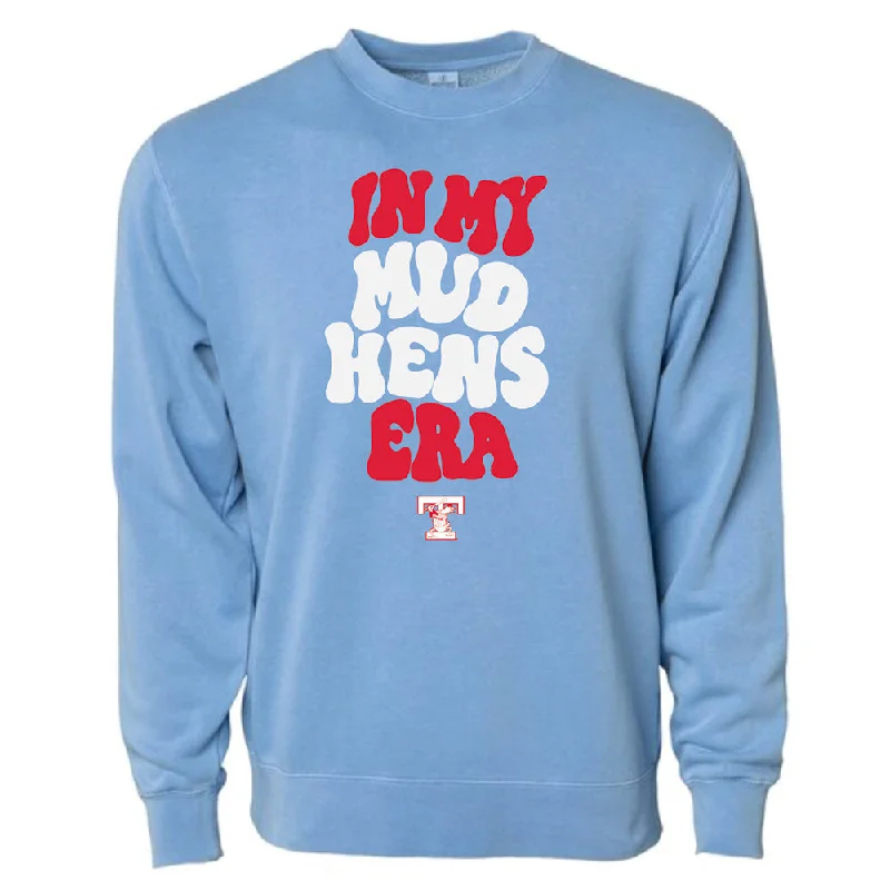 Toledo Mud Hens In my Hens Era Crewneck Sweatshirt Hoodie with Hem Ribbing Snug Secure
