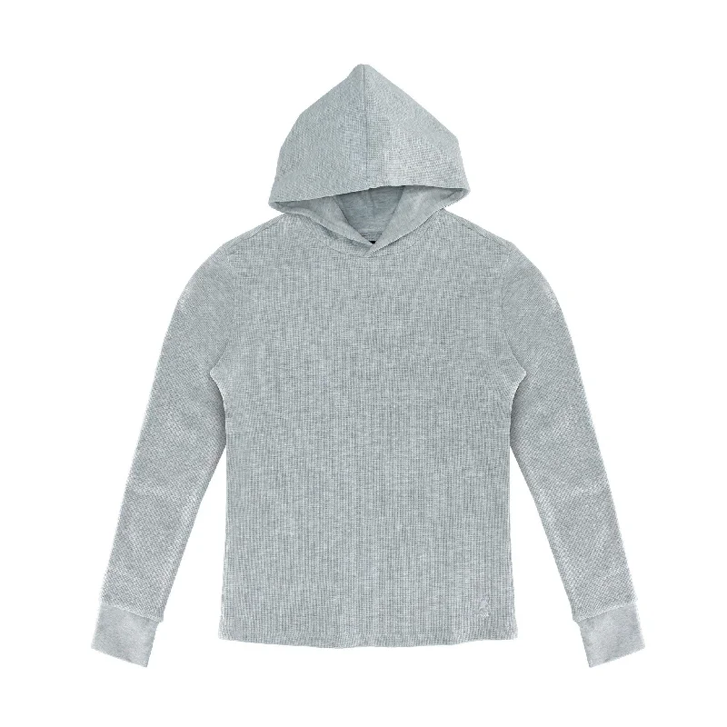 Kangol Women's Waffle Hoodie Hoodie with Strings Custom Fit Adjustable